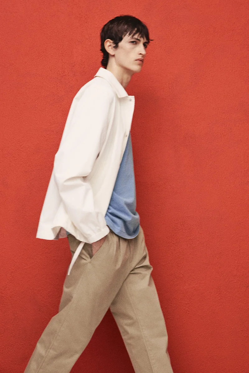 H&M  Regular Fit Crease-leg chinos for Men | Best Price UAE