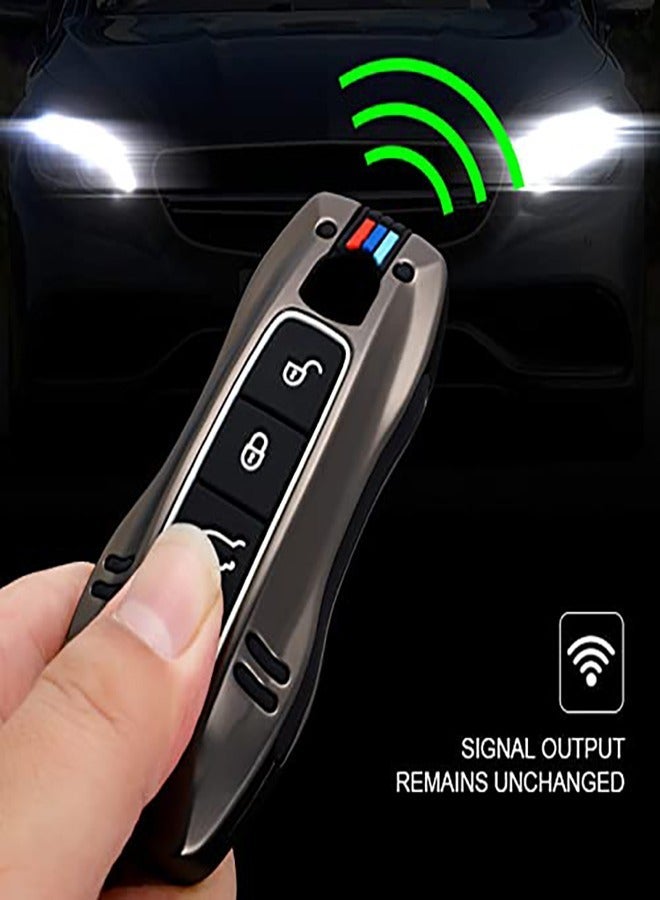 Car Key Fob Case Cover Key Fob Protector Shell Remote Control Cover for Cayenne macan Palamela Smart Key - Image 3