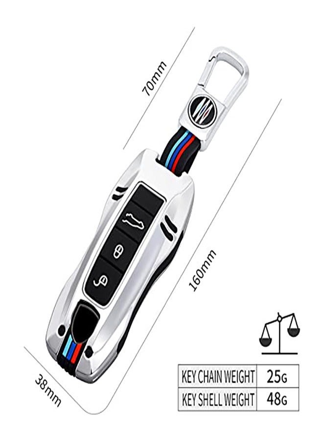 Car Key Fob Case Cover Key Fob Protector Shell Remote Control Cover for Cayenne macan Palamela Smart Key - Image 5