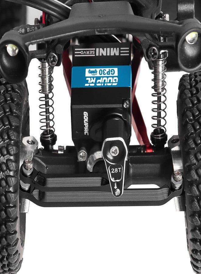 سيرفو GOUPRC GP30 صغير عالي العزم لترقيات سيارات الزحف SCX30 Axial 1/30 RC مع ذراع سيرفو من الألومنيوم 28T - Image 2