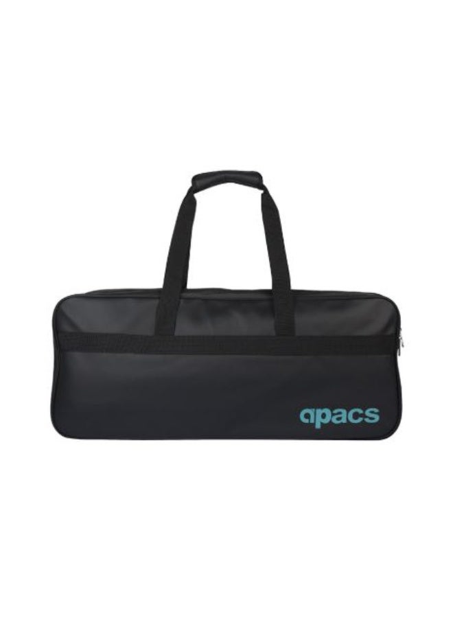 أباك حقيبة مضارب بادمنتون Apacs D725 SF لون أسود – حقيبة رياضية خفيفة متعددة المقصورات مع حجرة للأحذية للتدريب والبطولات - Image 2