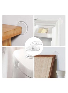 KASTWAVE Quiet Wall Protector for Door Handles, Rubber Door Stoppers, and Guard Bumpers, Protects Walls from Damage, 12 Pack of Door Knob Wall Protectors for Bedroom Kitchen Bathroom  - Image 2