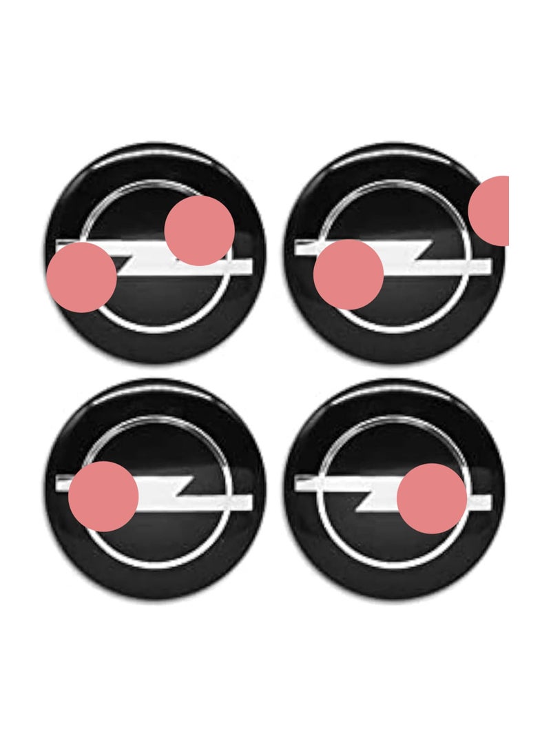 OPEL 4pcs 3D Adhesive Sticker Wheel Hub Cap for Opel Car // by EgyWolf 