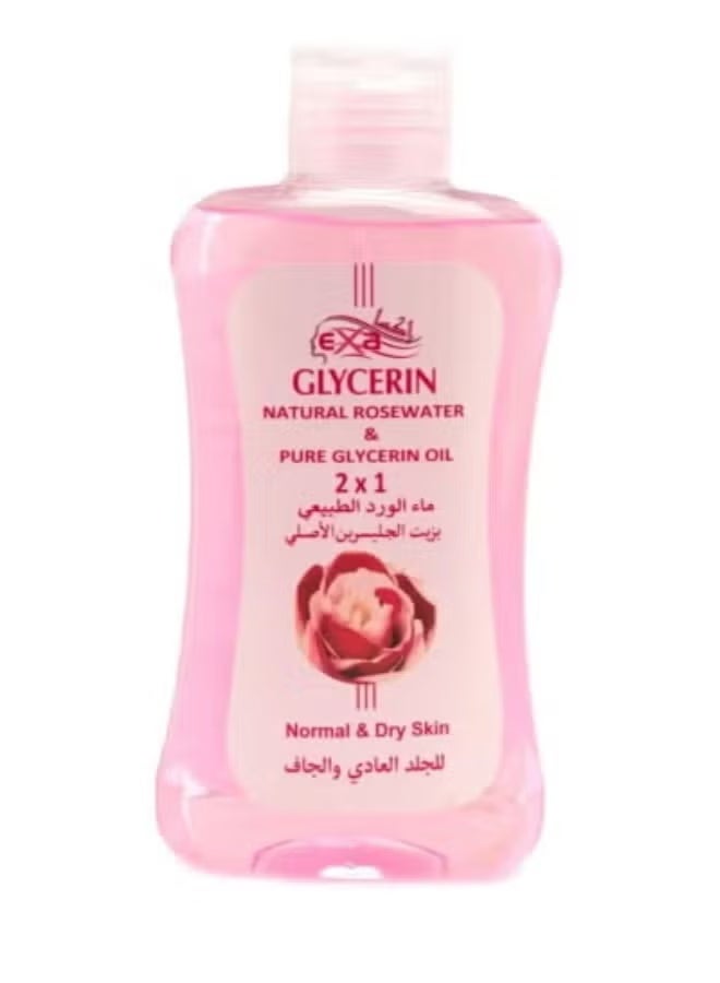 إكسا ماء الورد بزيت الجلسرين 200 ملي - Image 1