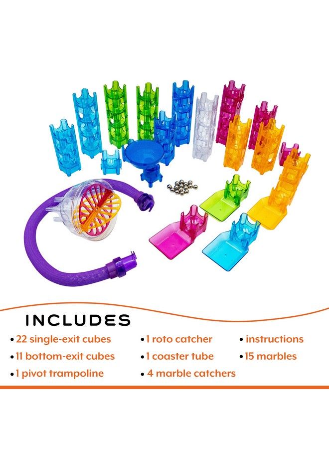 Mindware مجموعة أكشن ستانت من كيو با مايز الجيل التالي من متاهة الكرات ألعاب أطفال STEM مسار الكرات موصى بها للأعمار 6+ هدية تعليمية للأولاد والبنات - Image 4