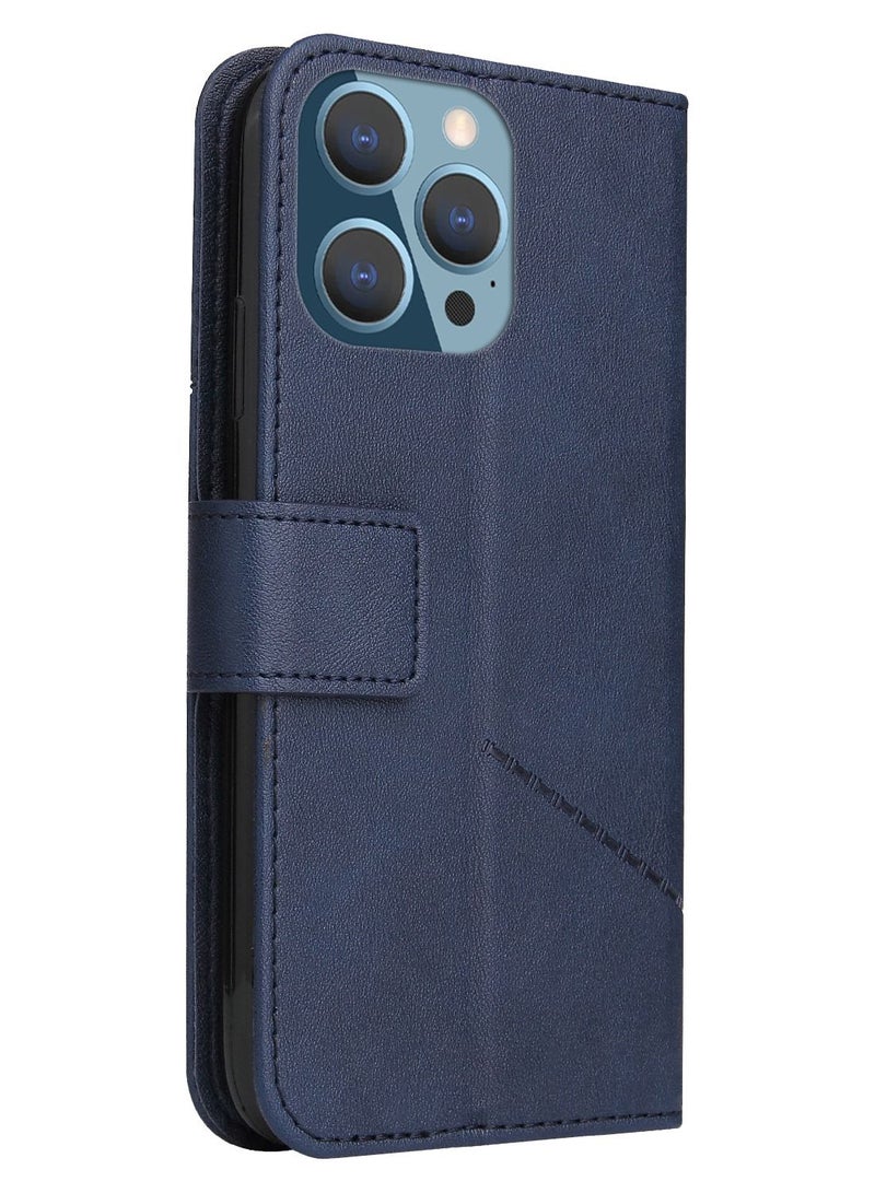 Suteni Flip Cover Leather Protective Hidden Card Slots Phone Case for iPhone - Image 1