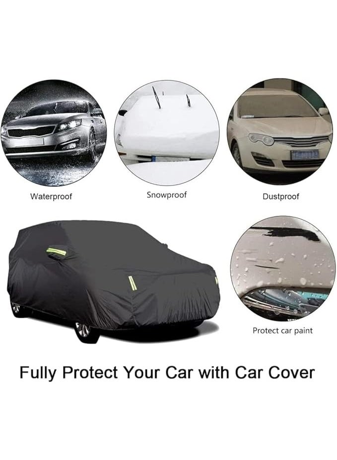 Double Layer Padded Cotton Car Cover, Full Vehicle Waterproof Protection, Sun and Dust Resistant Outdoor Cover, Durable Everyday Use - Image 5