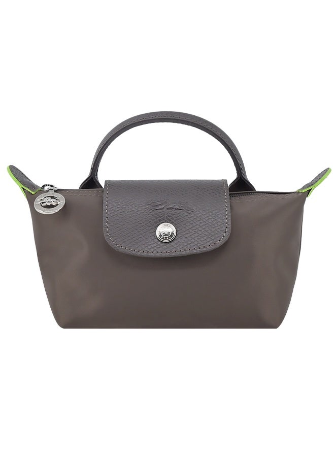 Longchamp French Longchamp Women's  fashion versatile mini makeup bag handbag shoulder bag handheld small bag Mini Earth Brown - Image 3