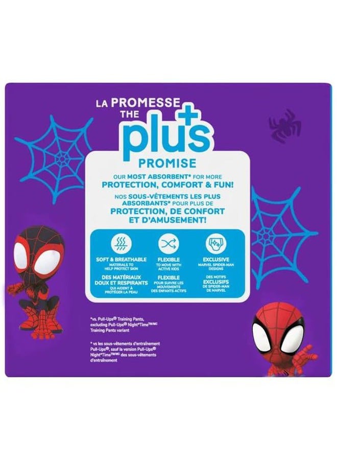 Pull-Ups Huggies Pull-Ups Boys' Potty Training Pants, Size 3T-4T Training Underwear (32-40 lbs), 4 Packs 29 Per Pack 116 Count Total, Packaging May Vary Exclusive Spiderman Designs - Image 4