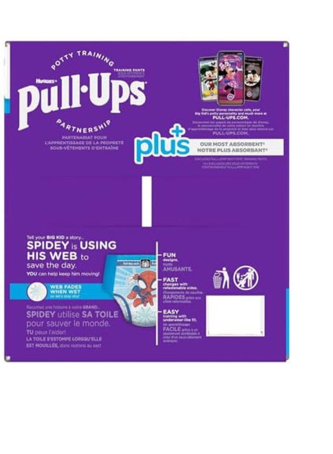 Pull-Ups Huggies Pull-Ups Boys' Potty Training Pants, Size 3T-4T Training Underwear (32-40 lbs), 4 Packs 29 Per Pack 116 Count Total, Packaging May Vary Exclusive Spiderman Designs - Image 5