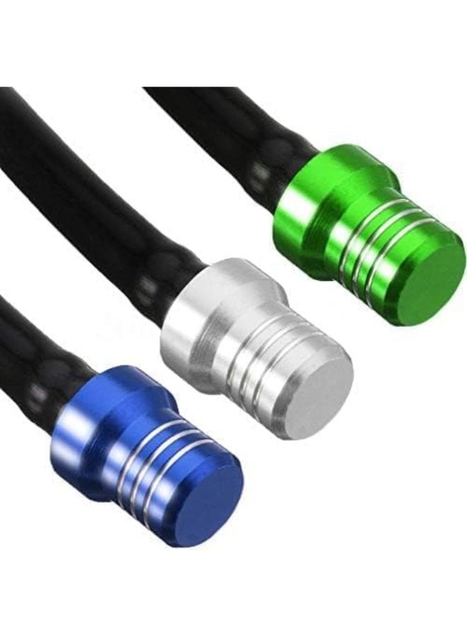 Generic 6PCS Gas Fuel Cap Gas Tank Breather Universal Air Vent Hose Universal Tank Valve Vent Tube with Check Ball Aluminum Breather  - Image 3