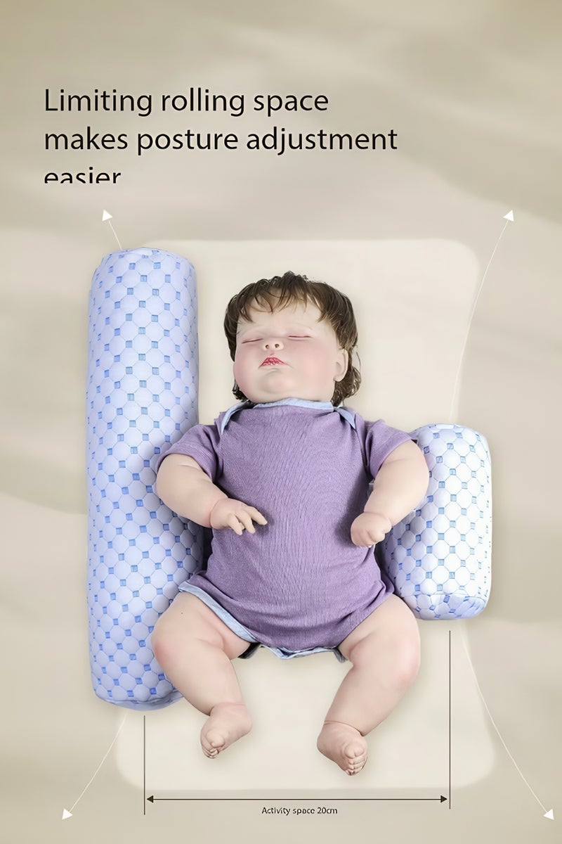 Sisily Cylindrical baby pillow on the back of the baby can be removed and washed, and the anti-drop pillow for fixed sleepings,Baby nursery pillow - Image 3
