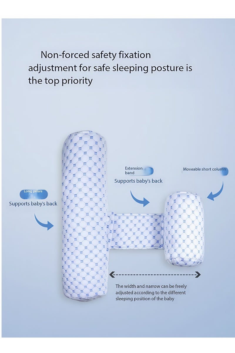 Sisily Cylindrical baby pillow on the back of the baby can be removed and washed, and the anti-drop pillow for fixed sleepings,Baby nursery pillow - Image 5
