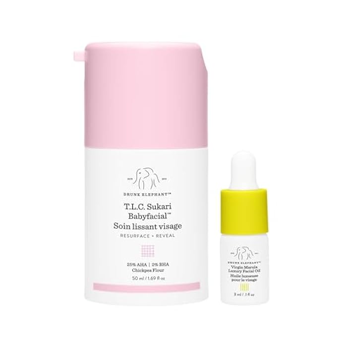 Drunk Elephant T.L.C. Sukari Babyfacial - Exfoliating Face Mask - Clean Clinical Skincare - Cruelty-Free - Dermatologist-Tested - Free of Essential Oils, Silicones, and Fragrance - Image 1
