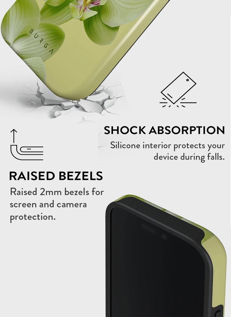 BURGA Phone Case Compatible with iPhone 16 PRO - Hybrid 2-Layer Hard Shell + Silicone Protective Case - Purity - Scratch-Resistant Shockproof Mobile Cover - Image 4