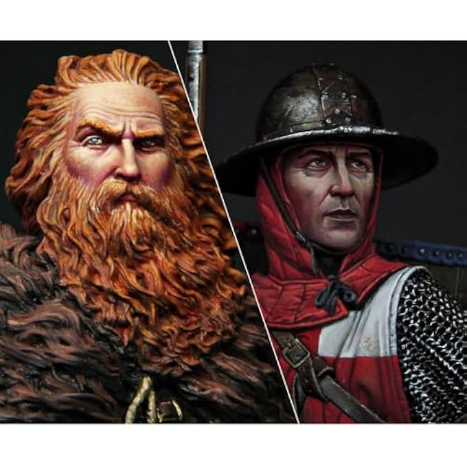 Vallejo 70101 - MODEL COLOR FOLKSTONE BASICS ACRYLIC PAINT SET - 16 X ASSORTED 17MILLIMETER COLOUR, BEIGE/BLUE/BROWN/GOLD/GREEN/GREY/ORANGE/RED/SILVER/YELLOW - Image 5