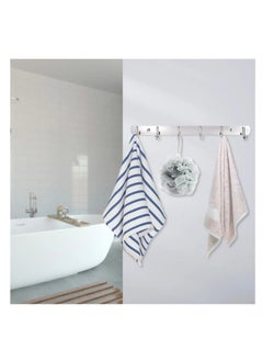 Generic Stainless Steel Hooks Wall Mount Coat Hook Towel Coat Hat Door Hanger Rack silver 2 Pieces  - Image 5