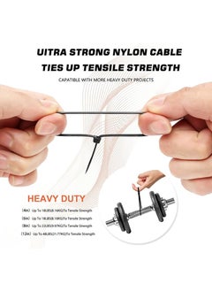 VEYRON VEYRON Cable Ties 500mm x 5mm20 Inch Pack of 50 Premium Zip Ties Self Locking Ultra Strong Heavy Duty Nylon Fastener Organizer Cable Tie Zip Tie for Cable Management  - Image 5
