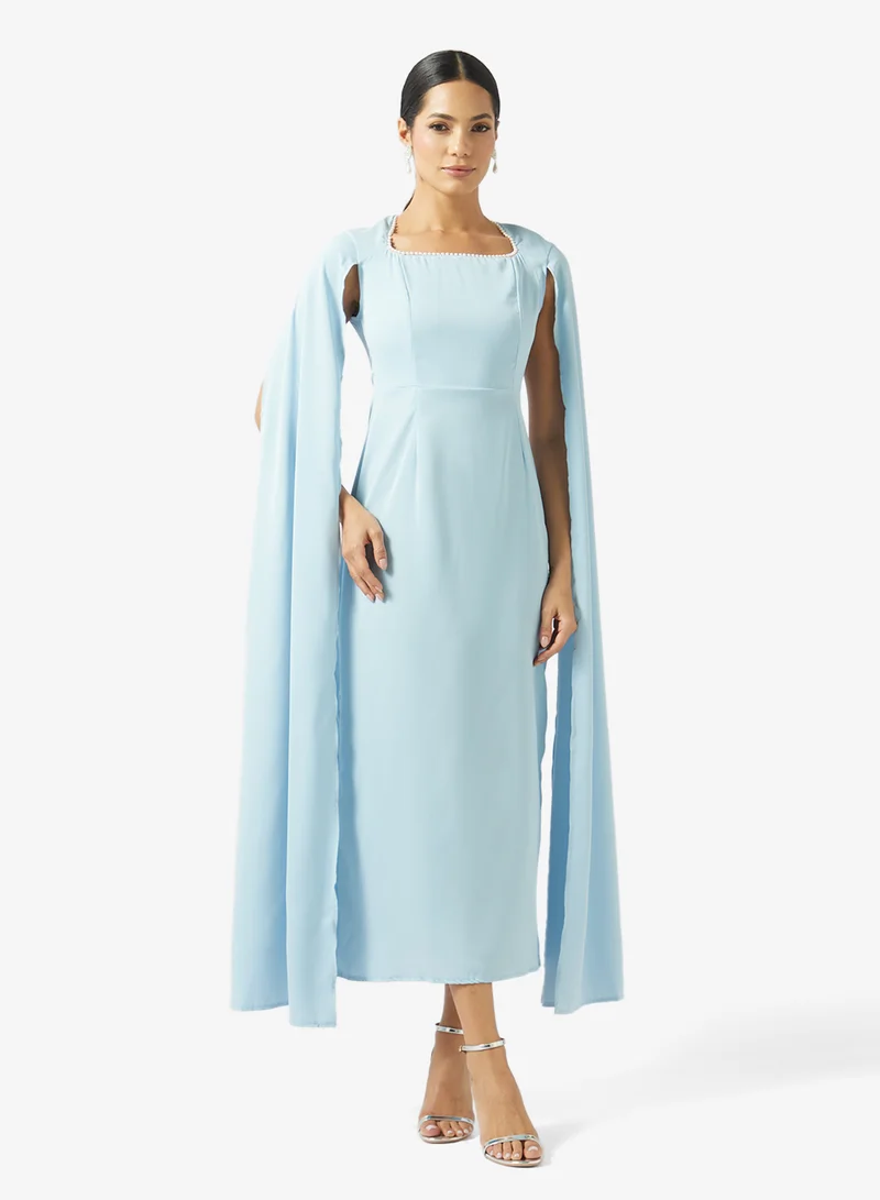 Dress With Exaggerated Sleeves