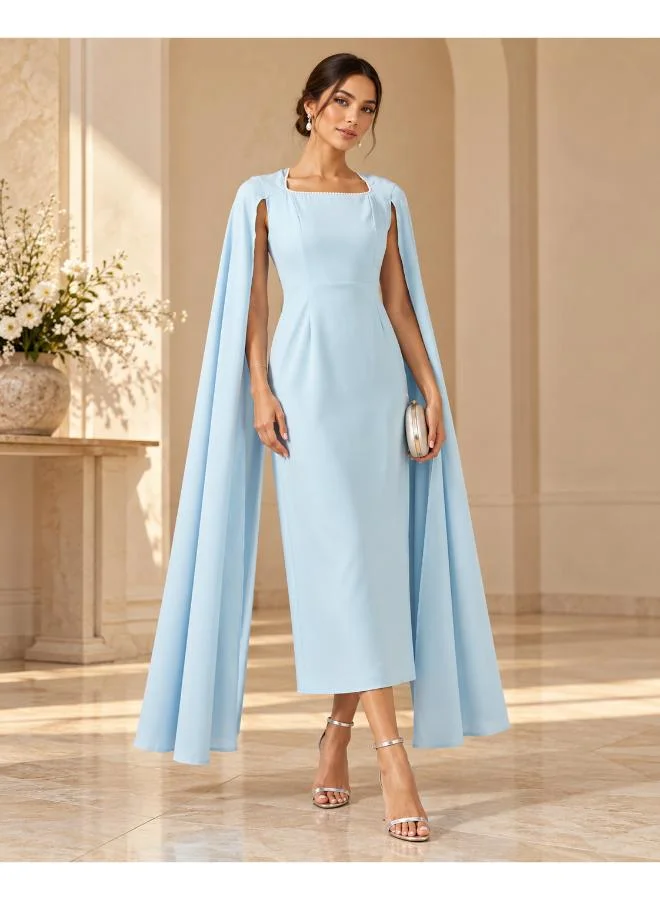 Khizana Dress With Exaggerated Sleeves