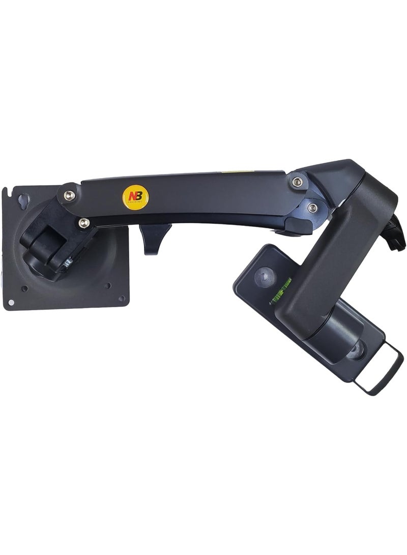 NB NORTH BAYOU F150 Wall-Mounted 17"-35" Monitor Stand - Black - Image 1