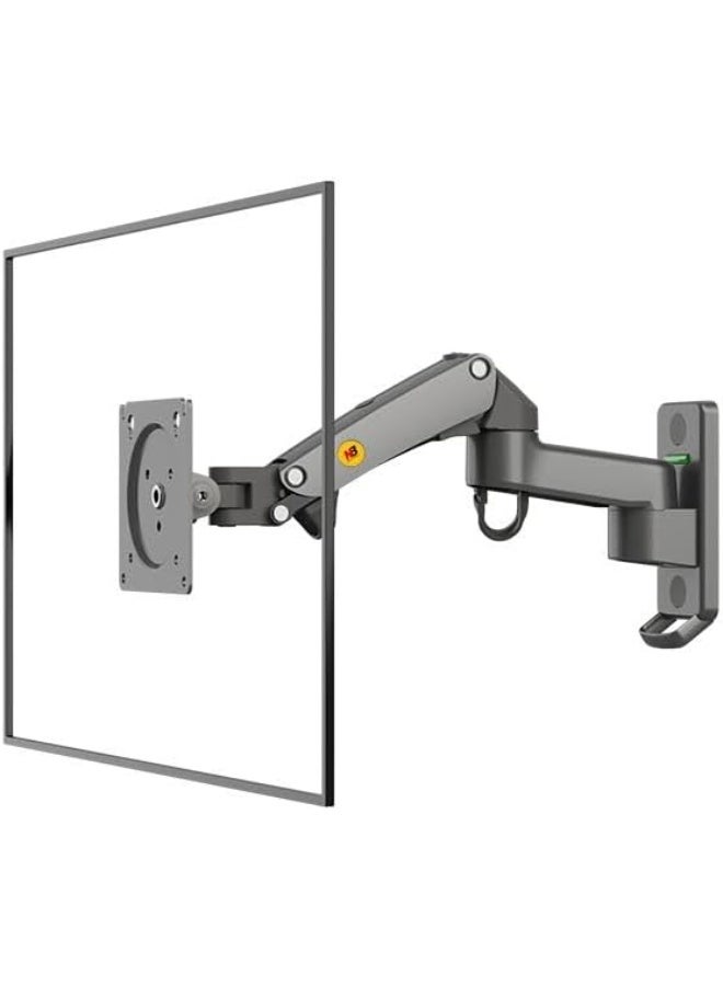 NB NORTH BAYOU F150 Wall-Mounted 17"-35" Monitor Stand - Black - Image 2