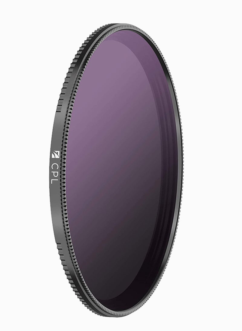 Circular Polarizers Filter, Camera Filter Magnetic Quick Swap System 58mm Polarizer (CP) HD 18 Layer Super Slim Multi Coated CPL Lens - Image 1