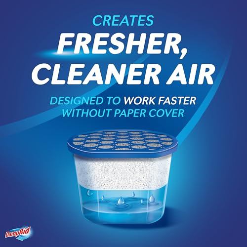 DampRid Fragrance Free Disposable Moisture Absorber with Activated Charcoal, 18 oz (Pack of 3) Moisture Absorber & Odor Remover, Lasts Up To 60 Days, No Electricity Required - Image 2