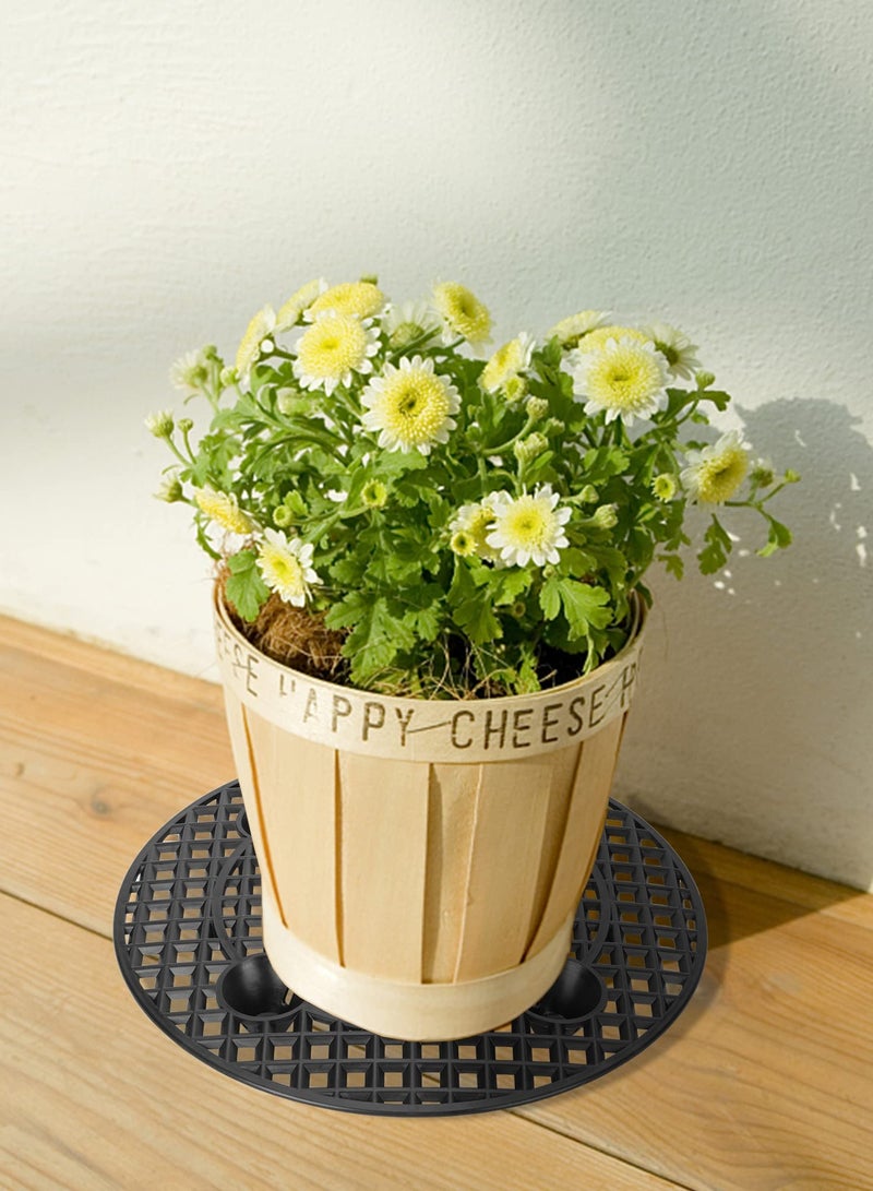 KASTWAVE 6 PCS Plant Level Pot Elevator, Heavy Duty Plant Stands, Plant Level Pot Elevator for Indoor Outdoor Garden Flower, Plant Pot Saucer Prevent Rot and Damage on Patio & Deck - Image 5