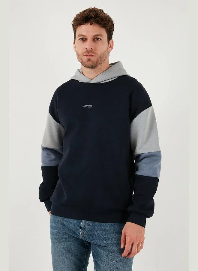 Buratti  Buratti Cotton Relaxed Fit Hooded Furry Inside Soft Raised 2-Pack Sweat Men's SWEAT 5905299S2 for Men | Best Price UAE