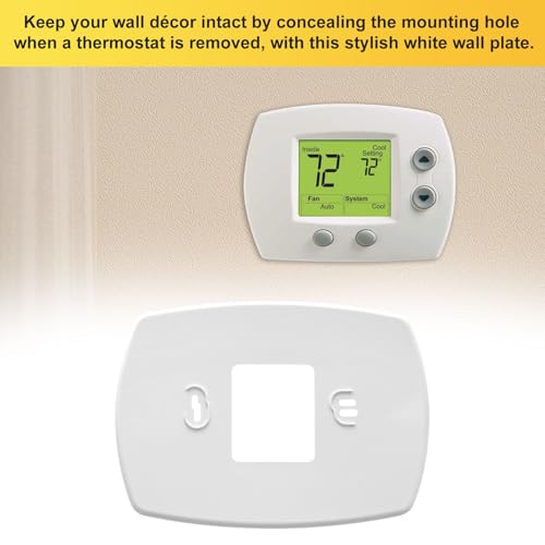 GEAIN Upgraded Thermostat Wall Plate Coverplate 50002883-001 for Honeywell Home Thermostat Coverplate, Fits Honeywell RTH6580WF1001 PRO 3000/4000 FocusPRO 5000/6000 (1 Pack) - Image 3