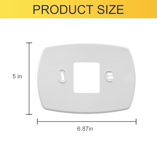 GEAIN Upgraded Thermostat Wall Plate Coverplate 50002883-001 for Honeywell Home Thermostat Coverplate, Fits Honeywell RTH6580WF1001 PRO 3000/4000 FocusPRO 5000/6000 (1 Pack) - Image 2