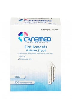 CAREMED Caremed pack of 200 sterlite flat lancet  - Image 3