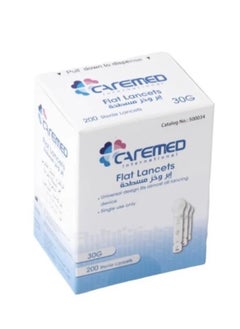CAREMED Caremed pack of 200 sterlite flat lancet  - Image 2