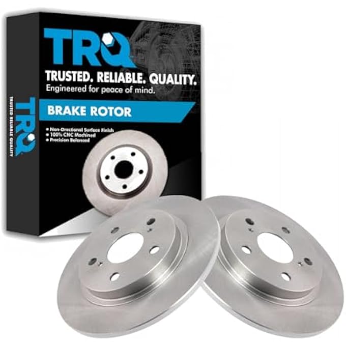 ريحني مجموعة دوار الفرامل الخلفية TRQ لجهاز كورولا iM 2016 iM 20092013 Matrix 20092010 Vibe 20172018 20082015 xB - Image 2