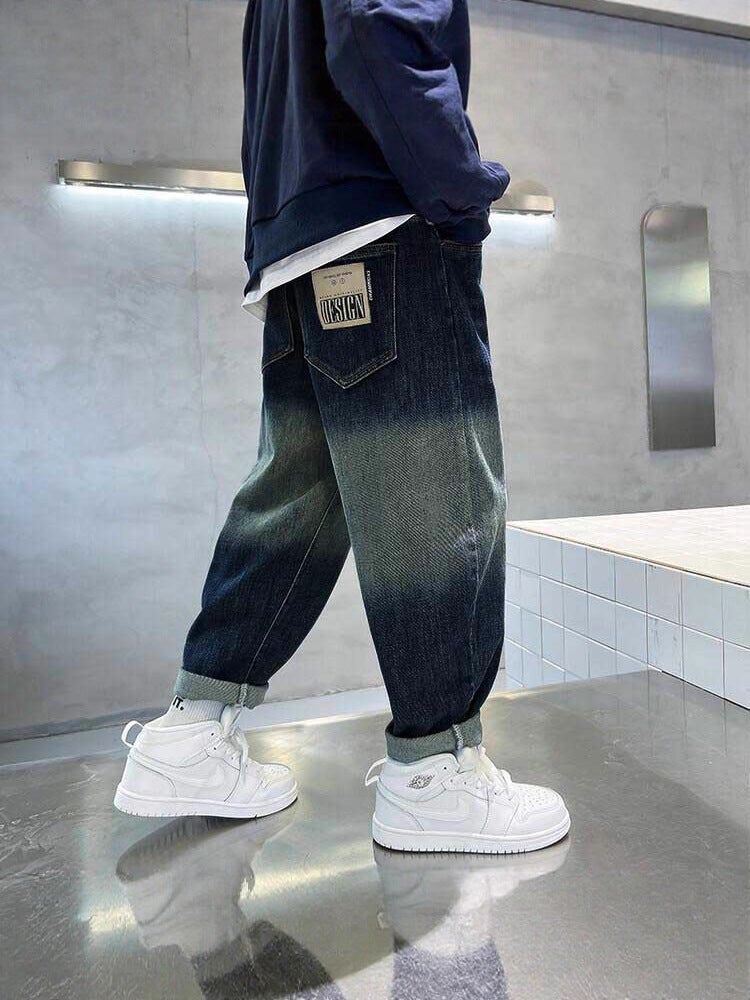 Winter Fleece-Lined Thickened Boys' Jeans For Older Children, Direct Supply, Thickened And Warm, Available For Dropshipping - Image 3
