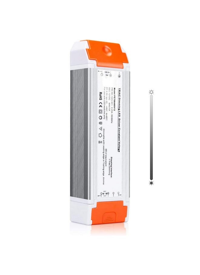 LEDMO LEDMO Dimmable LED Driver 12V DC 60W Quiet Operation Universal Regulated 12V Transformer Input/Output Isolation Protection LED Power Supply for Strip Light  - Image 1
