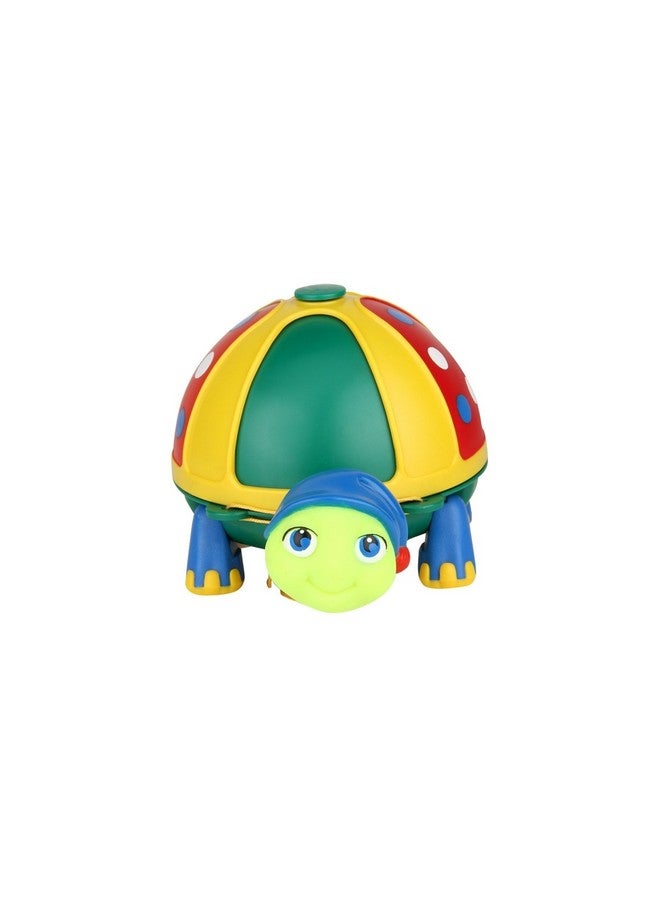 giggles Funskool Giggles - Roly Poly Turtle , Pull along toy, Encourages walking, Rattling sound,Multicolour, 12 months & above, Infant and Preschool Toys - Image 3