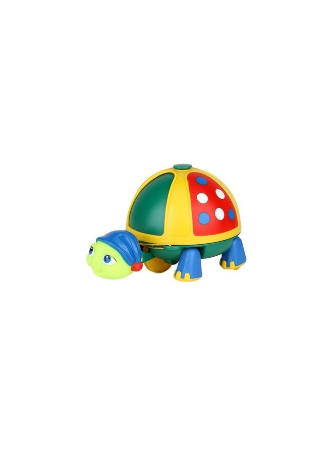 giggles Funskool Giggles - Roly Poly Turtle , Pull along toy, Encourages walking, Rattling sound,Multicolour, 12 months & above, Infant and Preschool Toys - Image 1