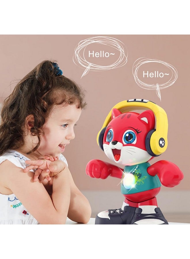 كيديتوس قطة راقصة من كيديتو مع موسيقى وتسجيل، ألعاب تعليمية تفاعلية للأطفال الصغار، للأولاد والبنات من عمر 18 إلى 36 شهرًا - Image 5