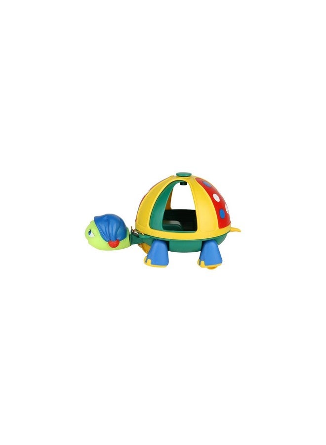 giggles Funskool Giggles - Roly Poly Turtle , Pull along toy, Encourages walking, Rattling sound,Multicolour, 12 months & above, Infant and Preschool Toys - Image 5