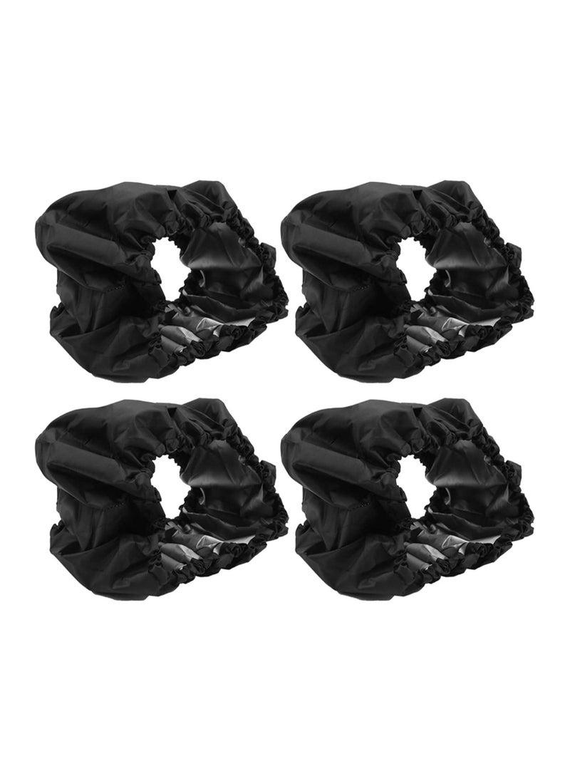 Generic - 4 pcs Baby Stroller Wheels Covers Accessories for Wheelchair Baby Carriage Pram Pushchair Dustproof Wheel Covers Small - Image 1