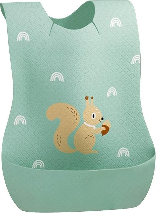 RASOFAB Zwerlin Newborn Baby Food Scraps with Pocket for Baby Food Feeding BPA Free, Apron Adjustable Straps With Food Pocket, Mess Free, Waterproof, Washable Reusable Ideal for Babies - Image 1