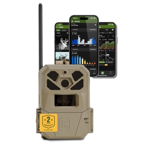 Moultrie Edge 2 Pro Cellular Trail Camera - Auto Connect Nationwide 4G LTE - On Demand 40MP Photo - 1440P Video with HD Audio - Ai False Trigger Elimination - 100 Ft Detection Range - No-Glow Flash - Image 1