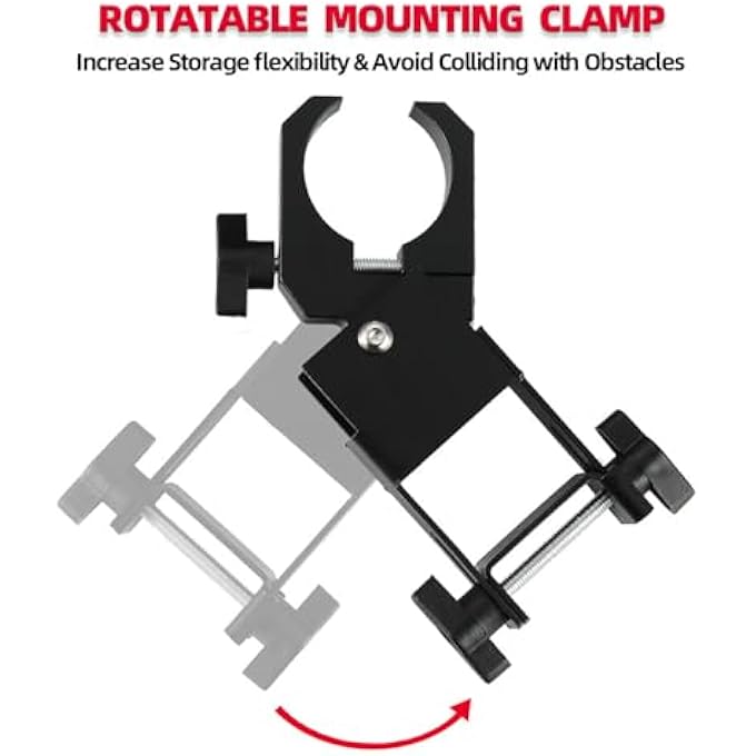 2PCS UTV DRIVE BELT MOUNT FIT 1.5" - 2" ROLL BAR, ADJUSTABLE UNIVERSAL BELT MOUNT, DRIVE BELT HOLDER COMPATIBLE WITH CAN AM, TERYX, MULE AND - Image 5
