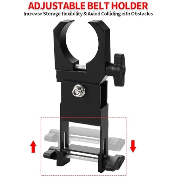 2PCS UTV DRIVE BELT MOUNT FIT 1.5" - 2" ROLL BAR, ADJUSTABLE UNIVERSAL BELT MOUNT, DRIVE BELT HOLDER COMPATIBLE WITH CAN AM, TERYX, MULE AND - Image 3