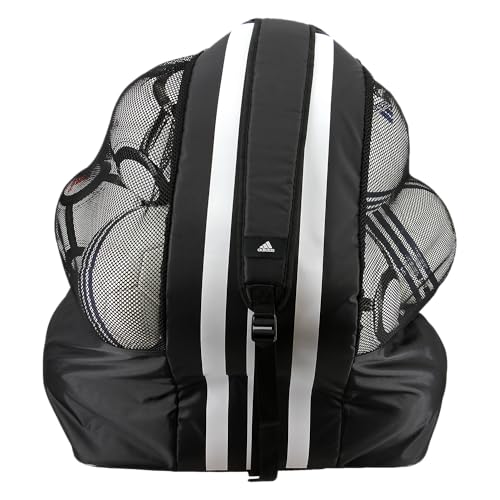 adidas Stadium Mesh Soccer Bag, Laundry Bag, Heavy Duty Soccer Ball Bags for Coaches, Men and Women, Holds Up To 15 Balls - Image 5