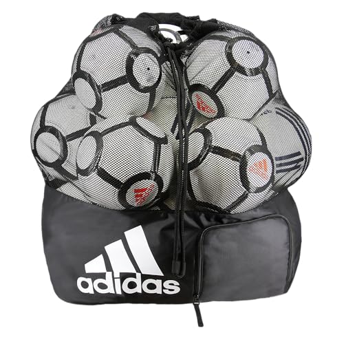 adidas Stadium Mesh Soccer Bag, Laundry Bag, Heavy Duty Soccer Ball Bags for Coaches, Men and Women, Holds Up To 15 Balls - Image 1