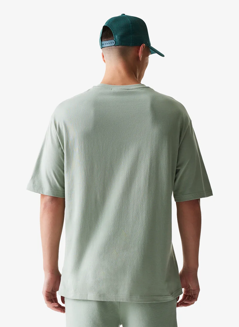 نيو ايرا تيشيرت لوس أنجلوس دودجرز أوفر سايز