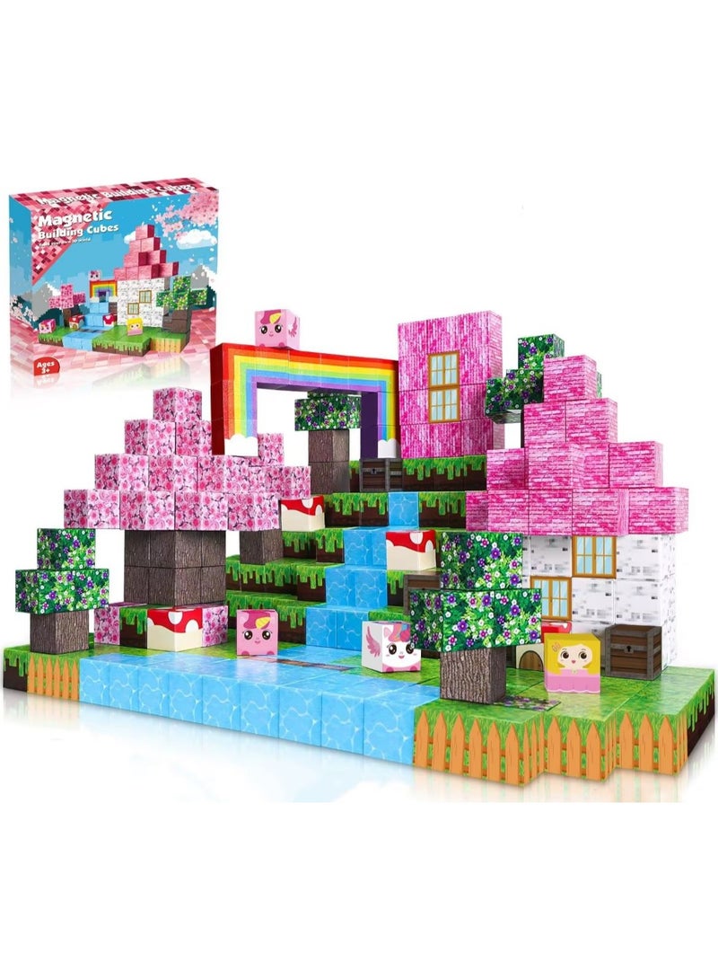 Magnetic Blocks |100PCS Magnetic Building Cube Game, Constructions Toys for Boys & Girls - Image 1